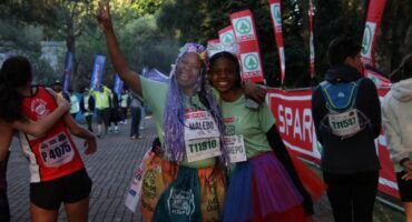 Malebo Malemone and Matshepo Sejaphala. > Photo: Blake Linder