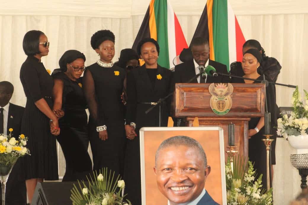 DD Mabuza’s children pay tribute to their father.