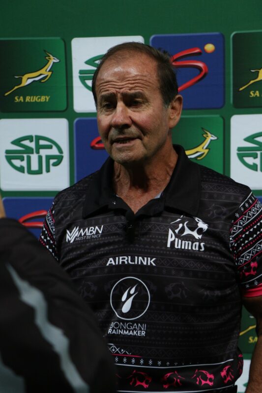 Pumas’ head coach, Jimmy Stonehouse. > Photo: Blake Linder