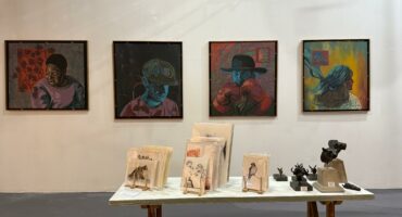 The temporary exhibition space at Riverside Mall. > Photos: Toni McLagan