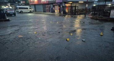 Crime scene of the CIT heist. > Photo: Supplied/Jchaan de Beer