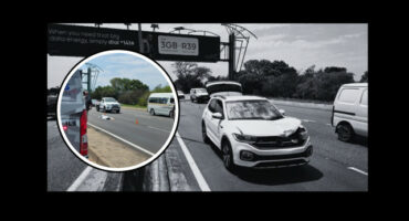 The accident scene. > Photos: Supplied/Divergent Ops