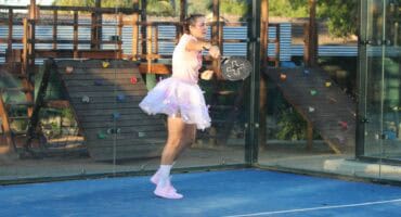 The best-dressed player, Erica van Jaarsveld. > Photos: Mark Kinnear