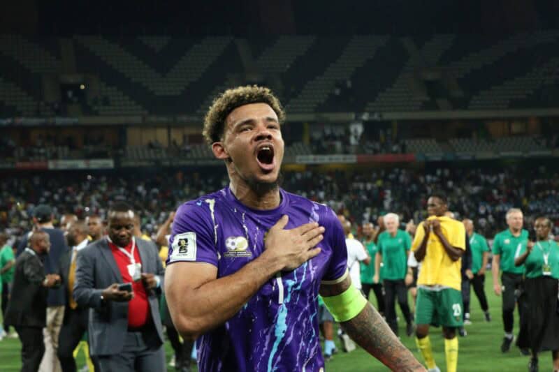 Bafana Bafana captain Ronwen Williams kept the faith in his team alive at every moment. > Photos: Blake Linder