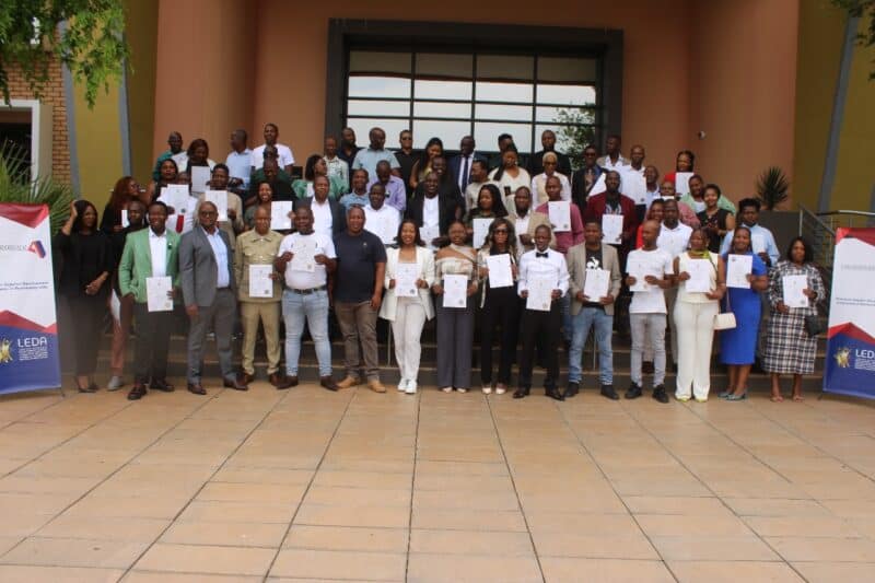 The 60 SMMEs who participated in the programme.