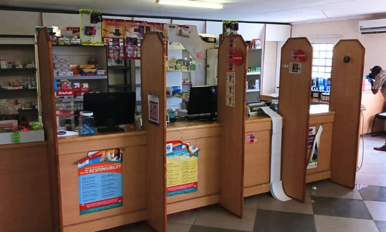 The pharmacy counters. > Photos: Supplied/DCSSL