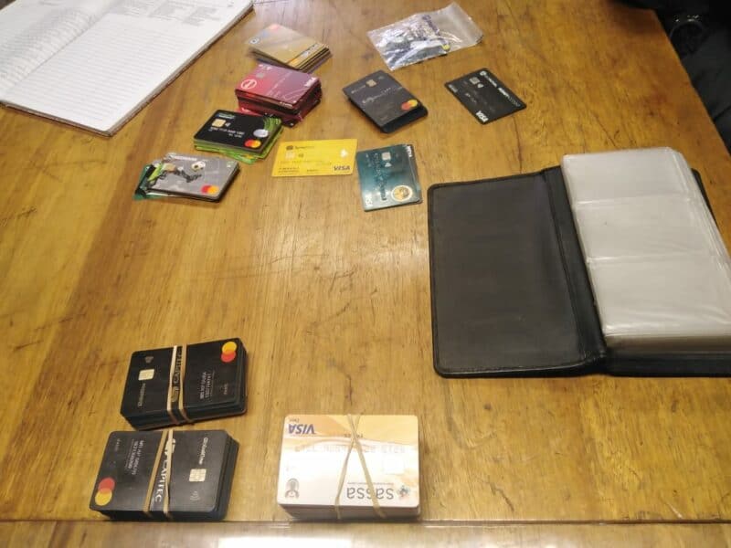 Bank and SASSA cards used by Bernard Ndlovu. > PhotoS: Supplied/SAPS