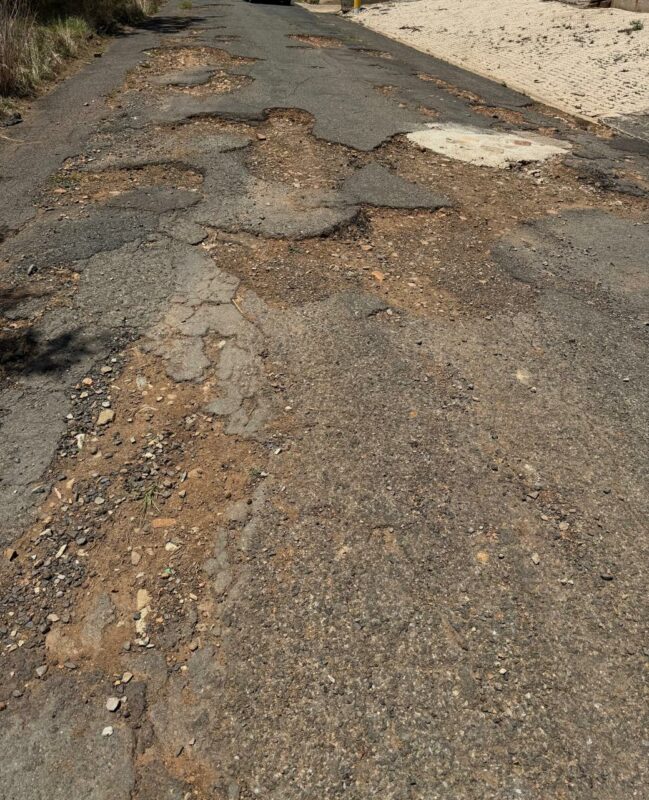 Roads are not maintained.