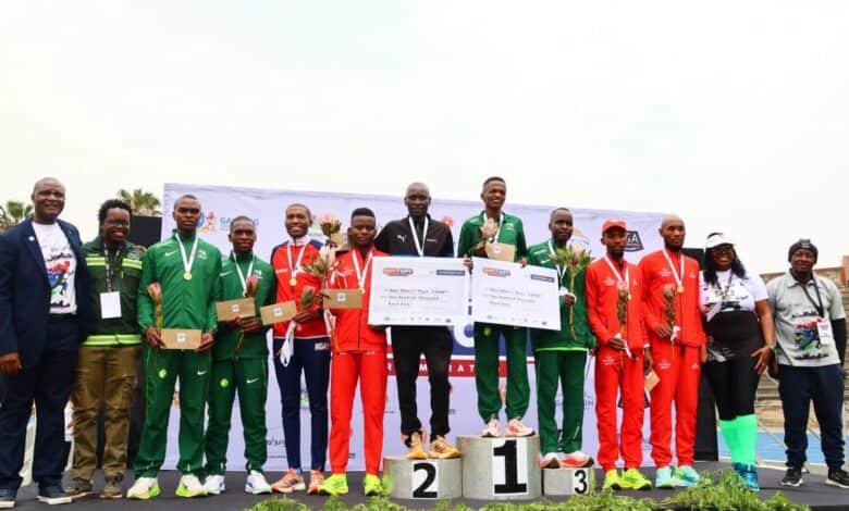 The winners of the City2City Ultra Marathon.