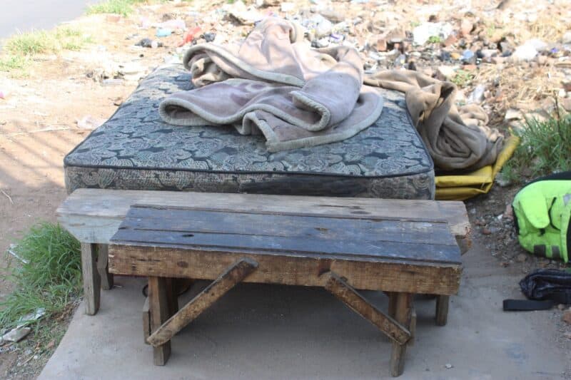 A bed belonging to Oupa Sekwati.