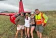 Gerry McDonald (pilot), Jolanta Andzelika, Klaudia Dorota and Chris Heunis (Hectorspruit Farmwatch member.)