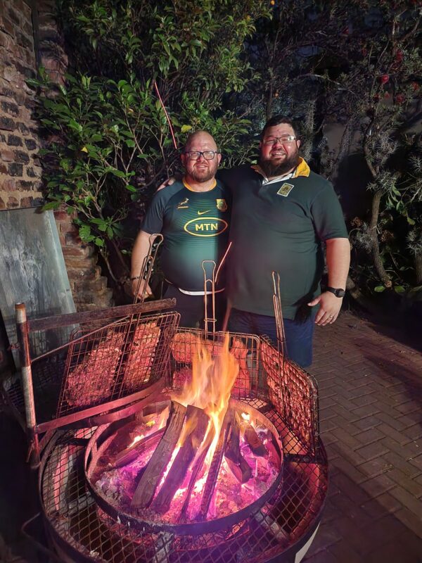 Danie en Wimpie Strydom. > Foto: Facebook