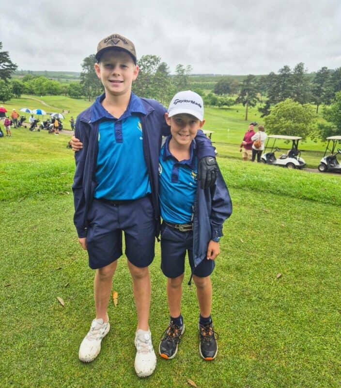 Helgard Meyer and Henno Radley. > Photos: Facebook/Laerskool Malelane