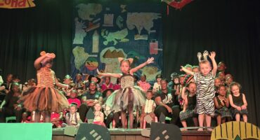 Little ones from Barberton Nursery School take over the stage. > Photo: Supplied/Barberton Nursery School
