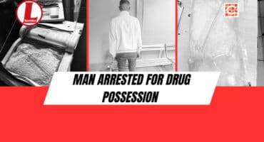 The books containing drugs and the arrested suspect. Photo Supplied/SAPS.