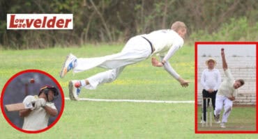 Main photo: CJ van Staden of Free State. Insets: Liam Matthysen of North West Dragons and Luke Ogilvie of Mpumalanga Rhinos. > Photos: Blake Linder