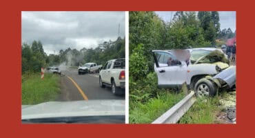 Small truck overturns in multi-vehicle crash in Mbombela
