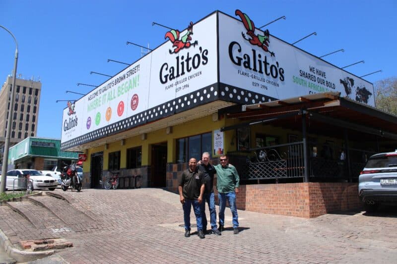 Felix Mokoena, Louis Germishuys and Santos Nunes.