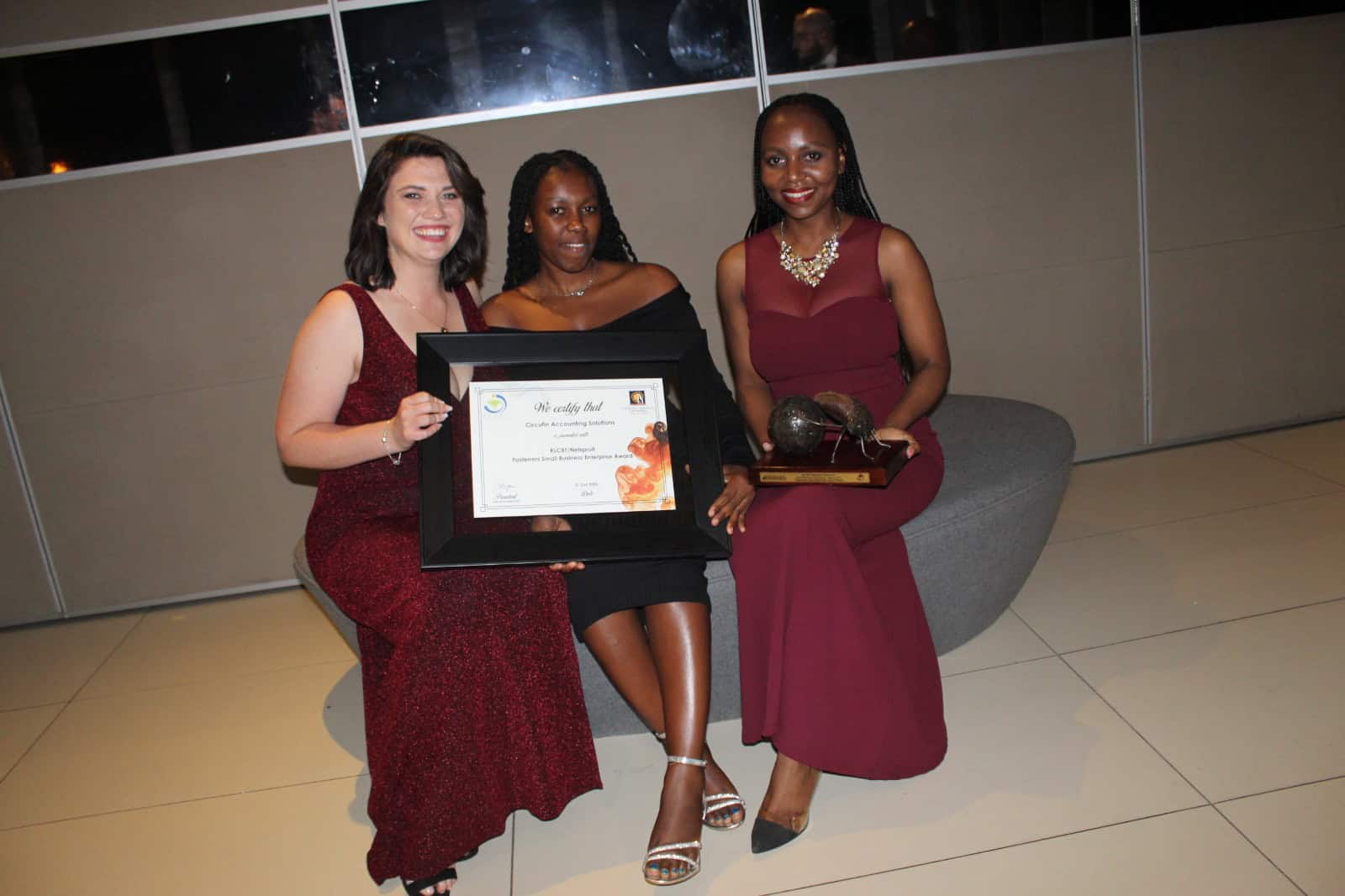 Michelle Vogt, Karen Shabangu and Thandeka Ntimane.