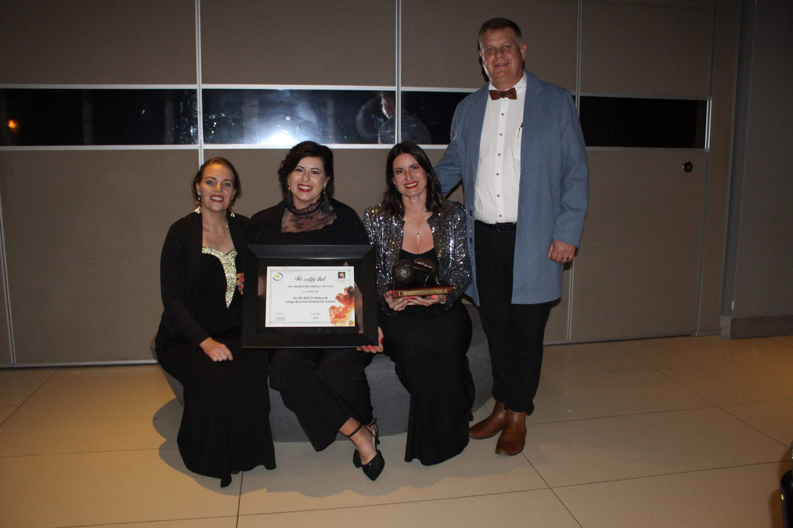 Antonette McDonald, Maryke de Wet, Monica Fourie and Pottie Potgieter.