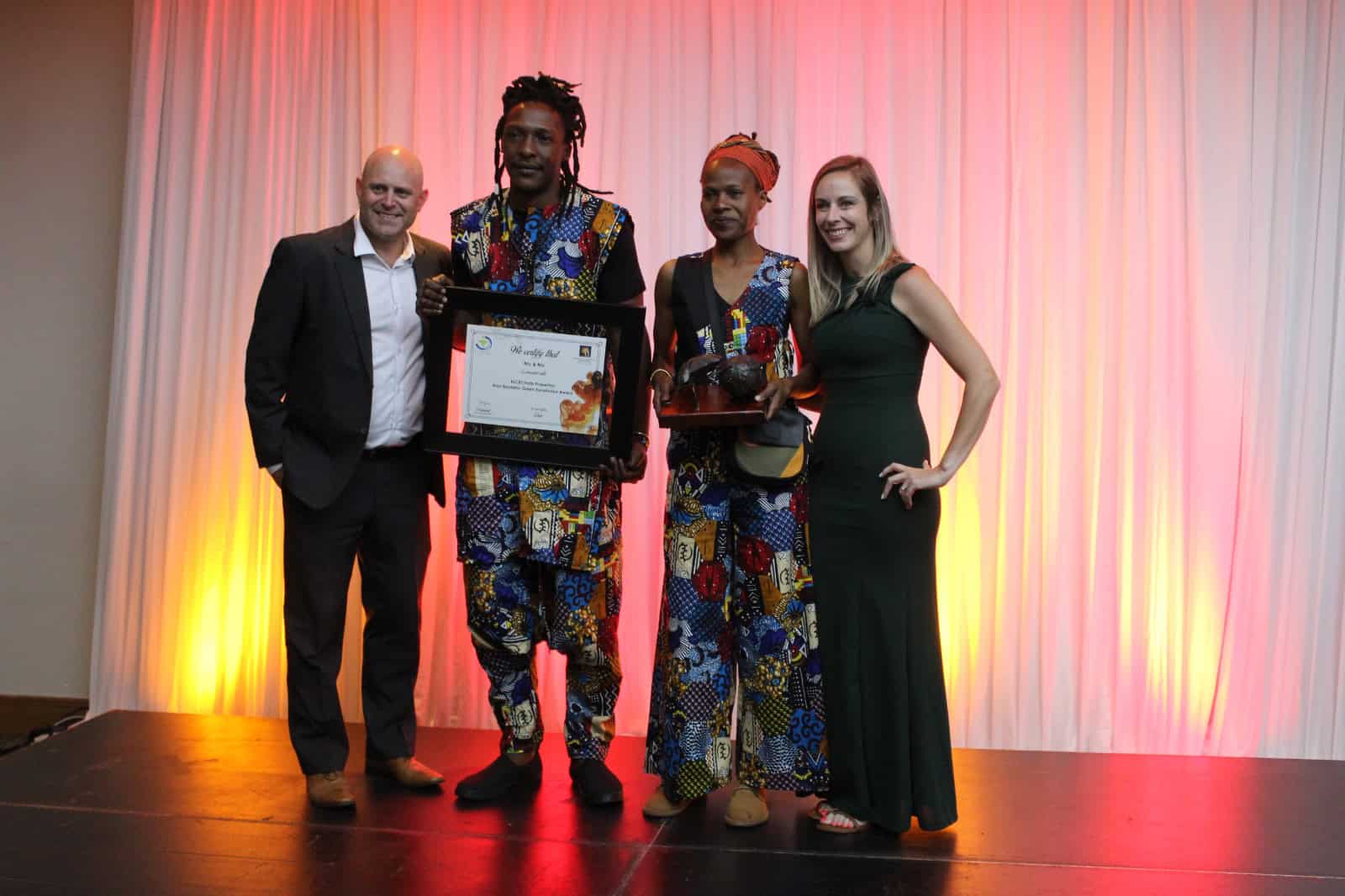 Kieran van Rooyen, Nick and Nichole Nyalunga, and Lucille de Villiers. > Photos: Tumelo Waga Dibakwane