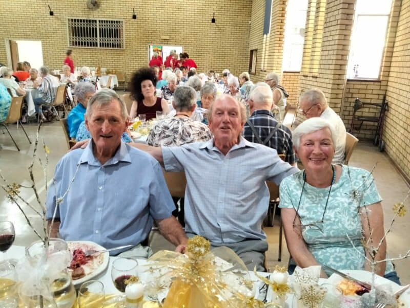 Alec King, Jim Craigie and Chrissie Hermans. 