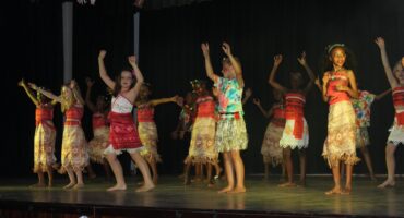 The revue added practical skills to the learners' syllabus.