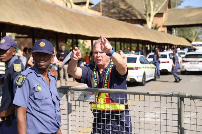 Pieter in aksie by KMI Lughawe tydens die Georgia-rugbyspan se besoek aan Mbombela vanjaar.