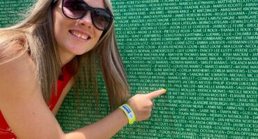 Zanelle Moller's name is on the 2025 Ironman Mossel Bay wall of fame. > Photo: Supplied/Zanelle Moller