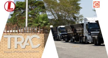 Left: TRAC's head office in Mbombela. Right: Truck traffic near the Lebombo Border. > Photos: Archive