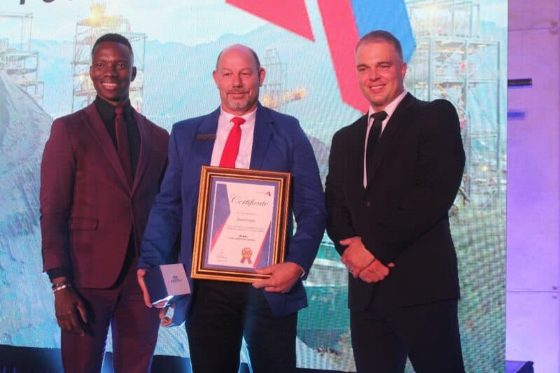 Thabo Nzima, David Fourie and Dewet Pretorius.