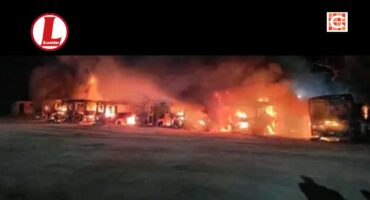 8 Buscor buses burn in Barberton overnight storage fire
