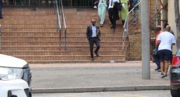 Sibusiso Albert Tshabalala as he walked out of court. >Photo: Riot Hlatshwayo