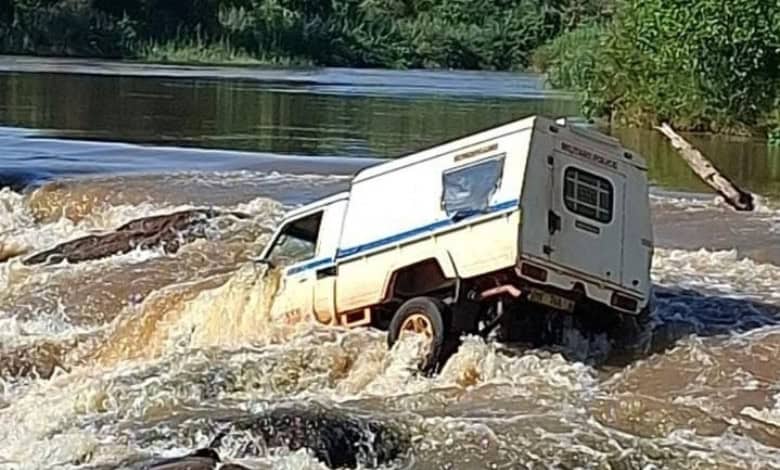 The SANDF vehicle. > Photo: Sourced/Facebook