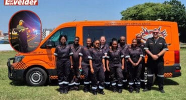 Martin Jeffrey and his team from Emer-G-Med. > Photos: sourced/Facebook