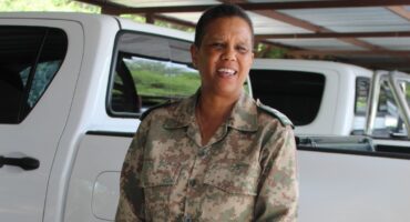 Head of rangers at KNP, Cathy Dreyer. > Photos: Tumelo Waga Dibakwane