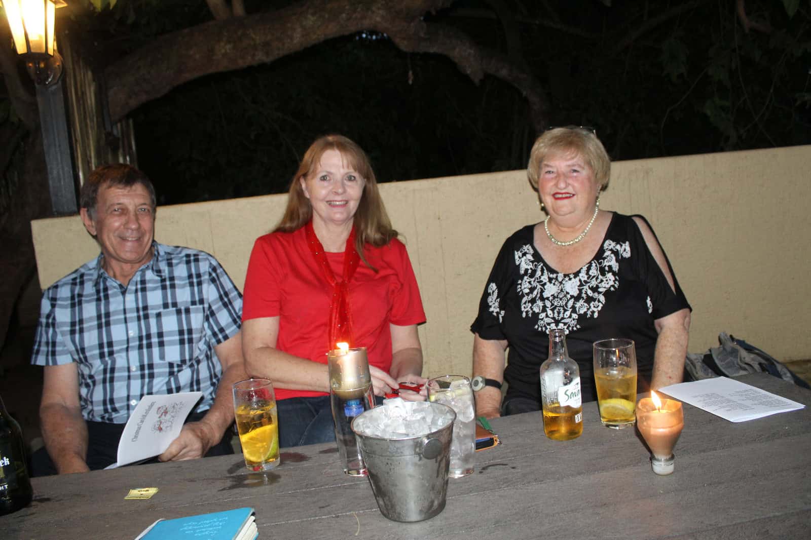 Danie and Sandra van Vuuren, and Kim Mauntford.