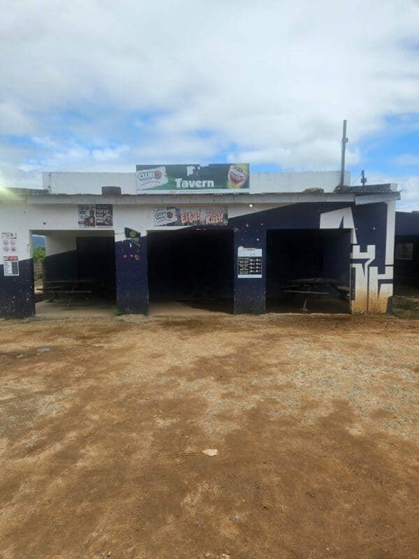 The tavern where the shooting occurred.