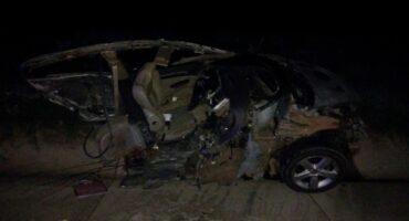 A damaged sedan. > Photos: Supplied/DCSSL