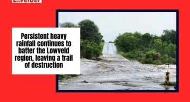 One of the flooded roads in the Lowveld region. > Photo: Supplied