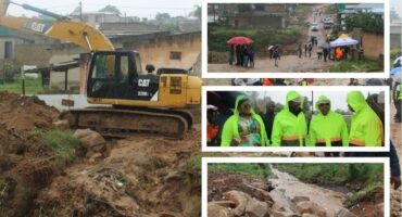 Local and national government representatives visit flood-damaged regions of Mpumalanga. > Photos: Bridget Mpande