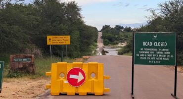 The road that is currently closed in KNP. > Photo: Supplied