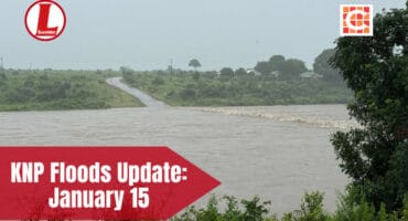Crocodile River in flood. > Photo: Supplied/Darryl Sheedy