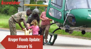 The picture of the SANParks pilot and ranger that is circulating on social media. > Photo: Gareth