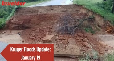 A part of the S1 road to Phabeni Gate that collapsed. > Photos: Supplied/SANParks