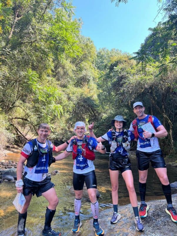 Harry Wiltshire, Dewaal Visser, Sara Archdeacon and Craig Metherell. > Photo: Supplied/Sara Archdeacon