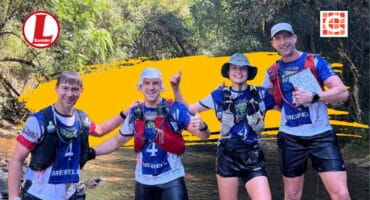 Harry Wiltshire, Dewaal Visser, Sara Archdeacon and Craig Metherell. > Photo: Supplied/Sara Archdeacon