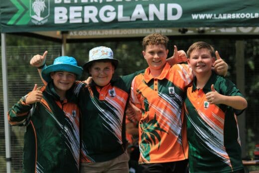 Simon Rossouw, Kian Janse van Rensburg , August Rademan en Heinrich Schafer.