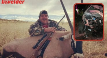 Buks Weltagen. Insetsel: Die wrak van Buks se voertuig. > Foto’s: Facebook & Verskaf/iSecure EMS