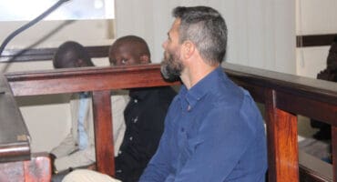 Marco Schalekamp in the dock in the White River Magistrate's Court. > Photos: Gia Radnai